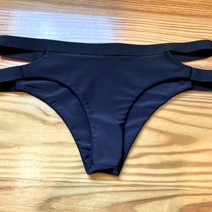 Mikoh swim. Medium black bottom.